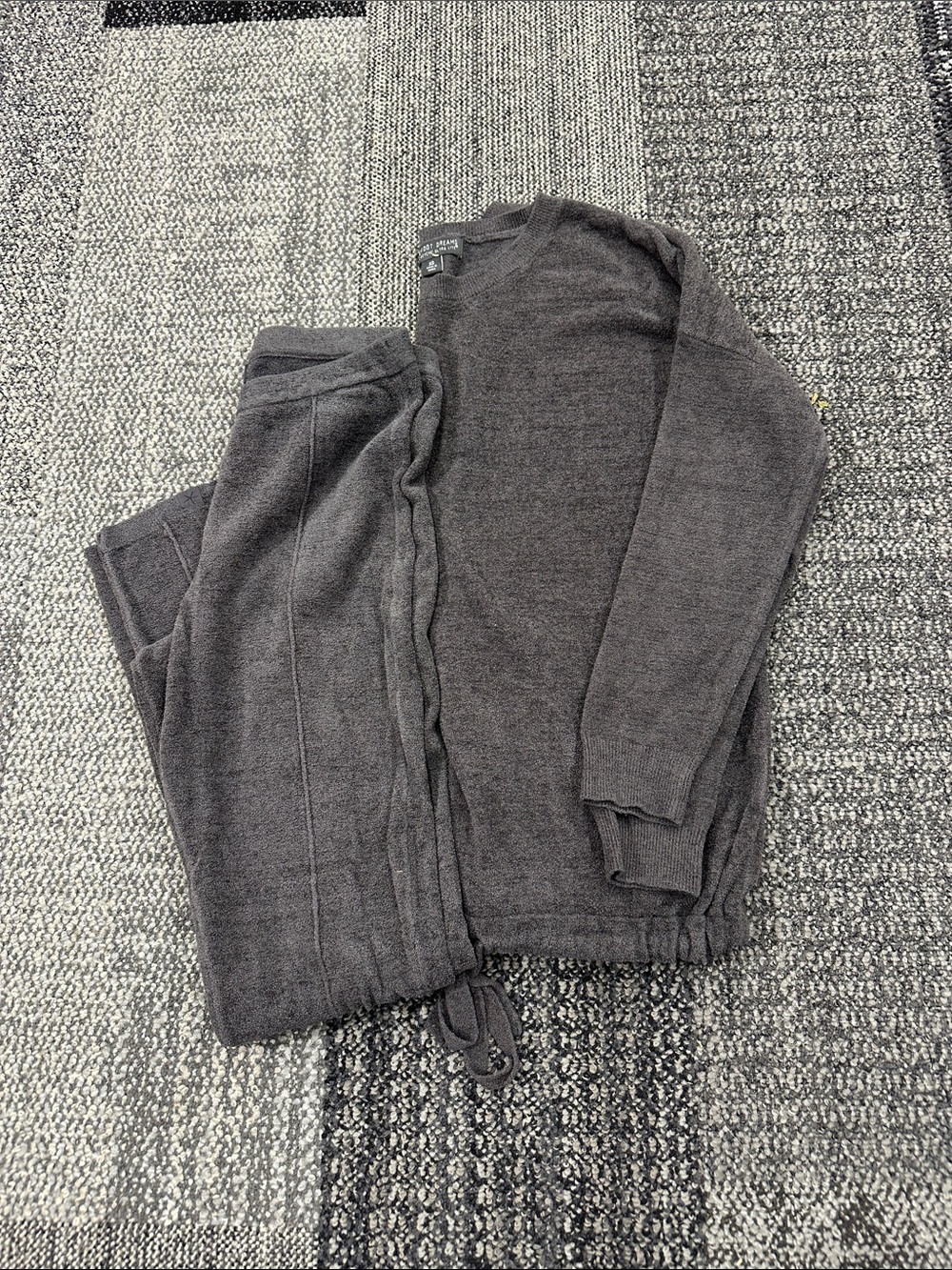 Barefoot Dreams CozyChic Ultra Light Grey Set Size-XS